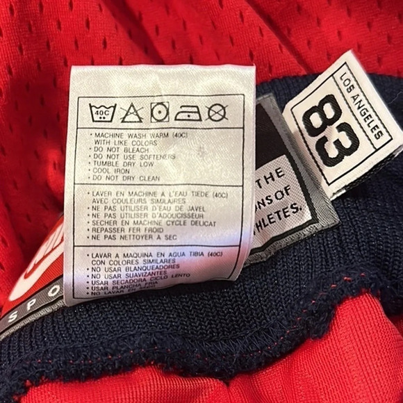 Vintage Los Angeles Clippers Nike 83 Men’s Basketball Athletic Shorts - Picture 6 of 8